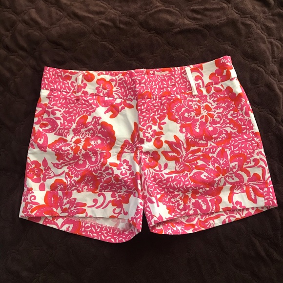 Zara Pants - Zara basic women’s pink floral shorts size M